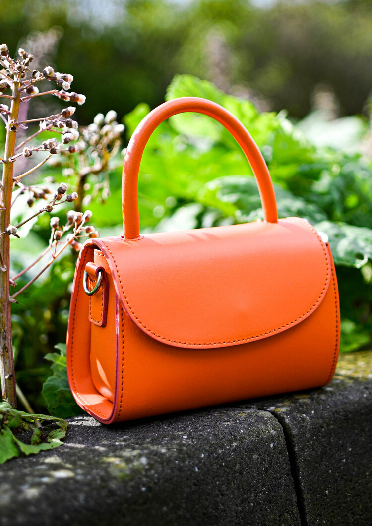 Lederen handtas MINI  | 552899