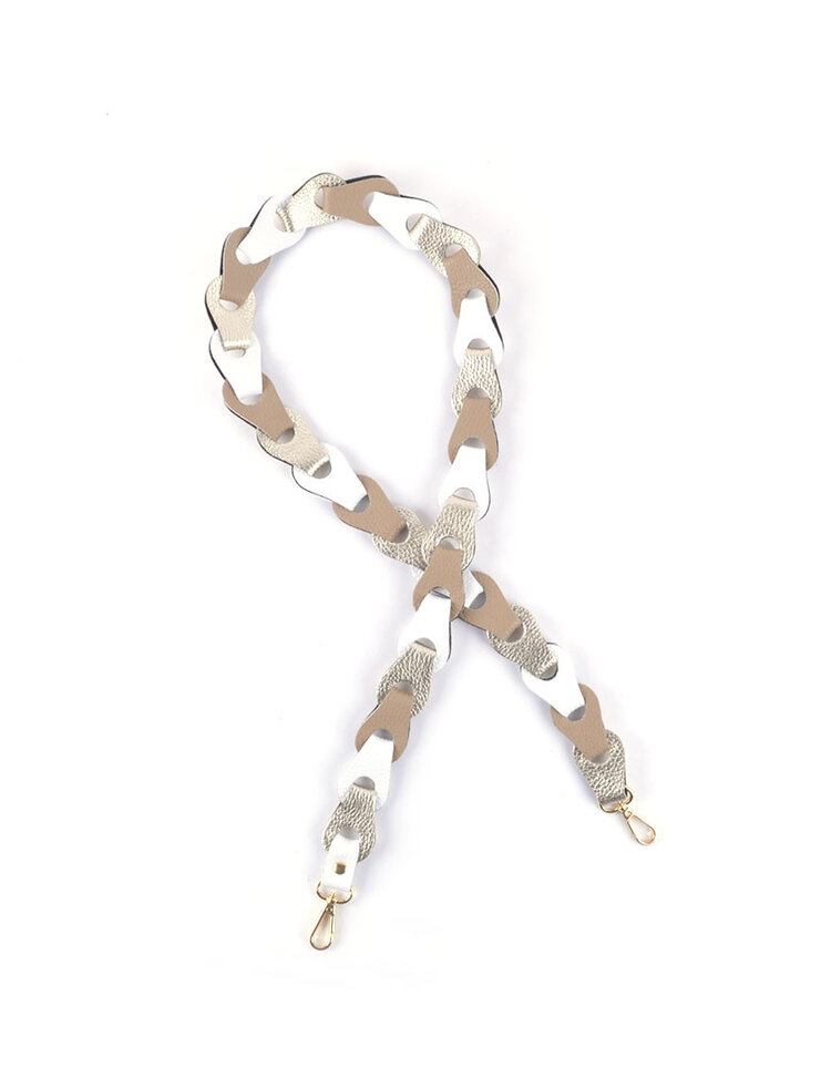 Bagstrap braided metallic XL neutral colors  | 5590902