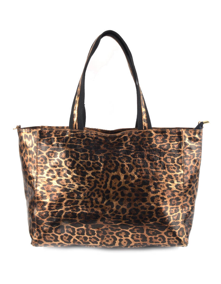 Leather shopper | Panther | 552949
