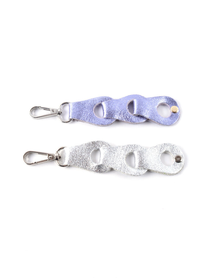 Geflochtener Leder-Taschenanhänger | 2311