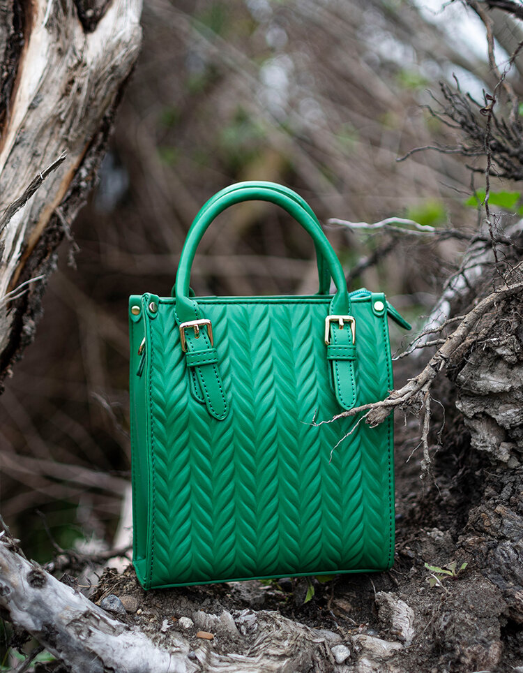 Artificial leather mini handbag | 20067