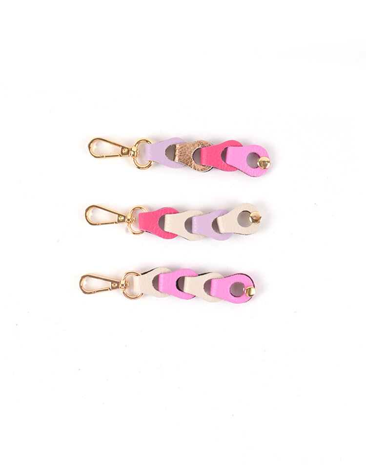 Keyring | Braided | Leather