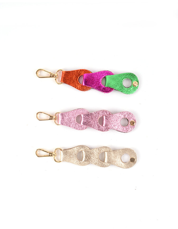 Braided Leather bagchain | 2311