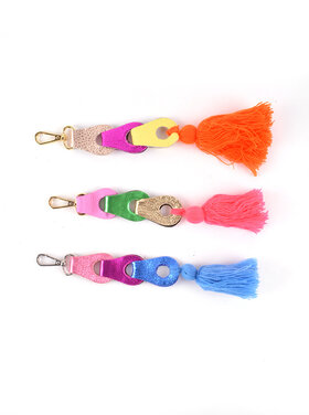 Braided Leather bagchain | 2315