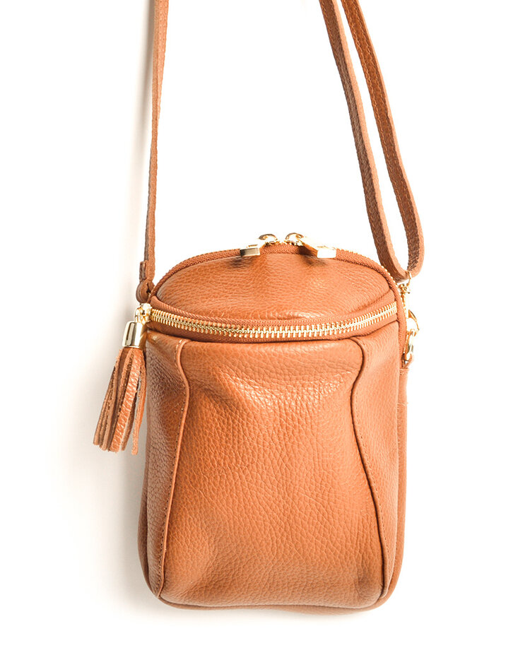 Leather shoulderbag | 552691