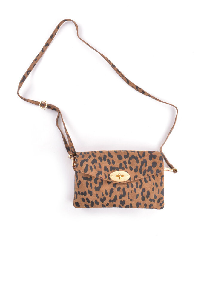 Nubuck schoudertas | Panther | 5529760
