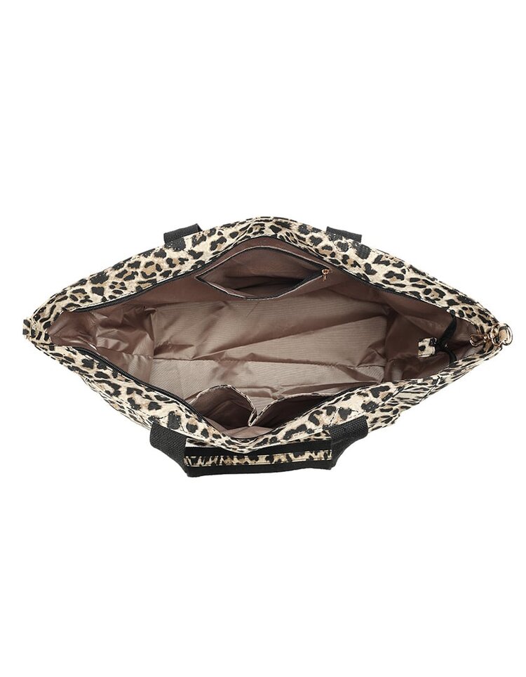 Kunslederen handtas | Panter | 80149