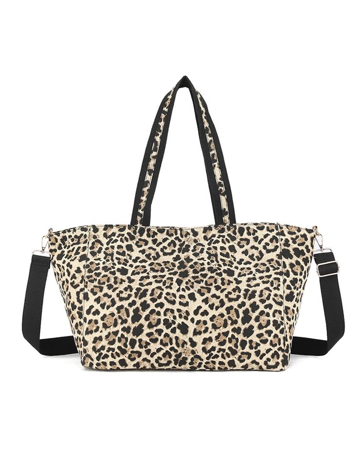 Kunslederen handtas | Panter | 80149