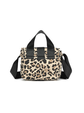 Kunstleder-Schultertasche | Leopard | 80153