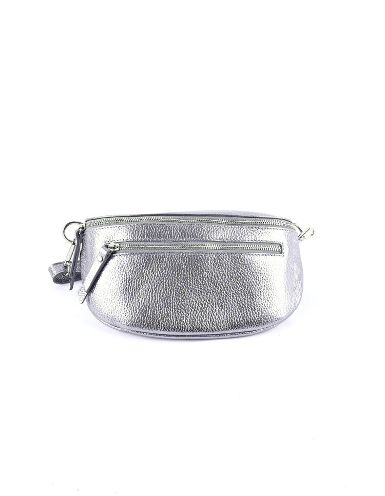 Leather metallic waistbag | 552941