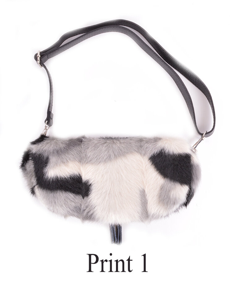 Lederen waistbag | Fur| 552866