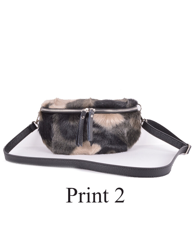 Lederen waistbag | Fur| 552866
