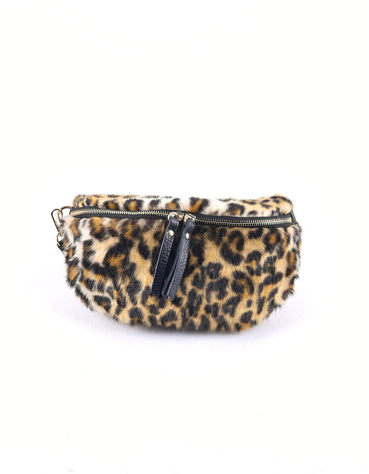 Leder-Gürteltasche | Fell | 552866