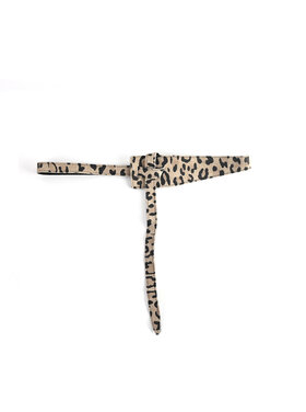 Giuliano Leather  Nubuk-Gürtel | Leopard | 559128
