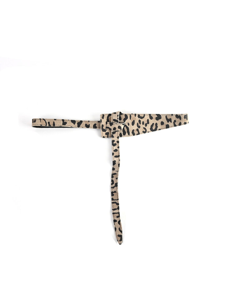 Giuliano Leather  Nubuck riem | Panter | 559128