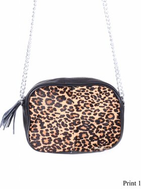 Giuliano Leather  Kleine Leder-Schultertasche | Leopard | 552932