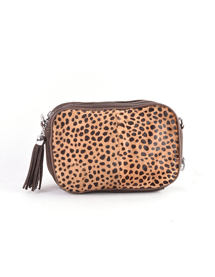 Giuliano Leather  Kleine Leder-Schultertasche | Fell | 552933