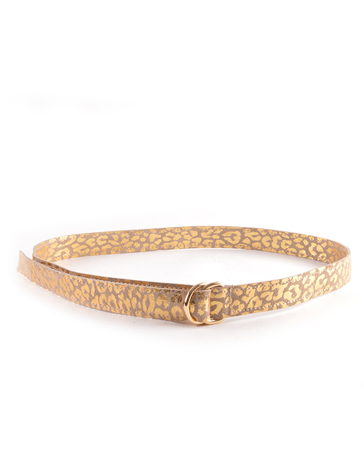 Giuliano Leather  Nubuck riem | Panter | 559129