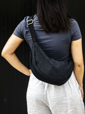 Giuliano Kunstlederen Schoudertas | 400730 | Jeans