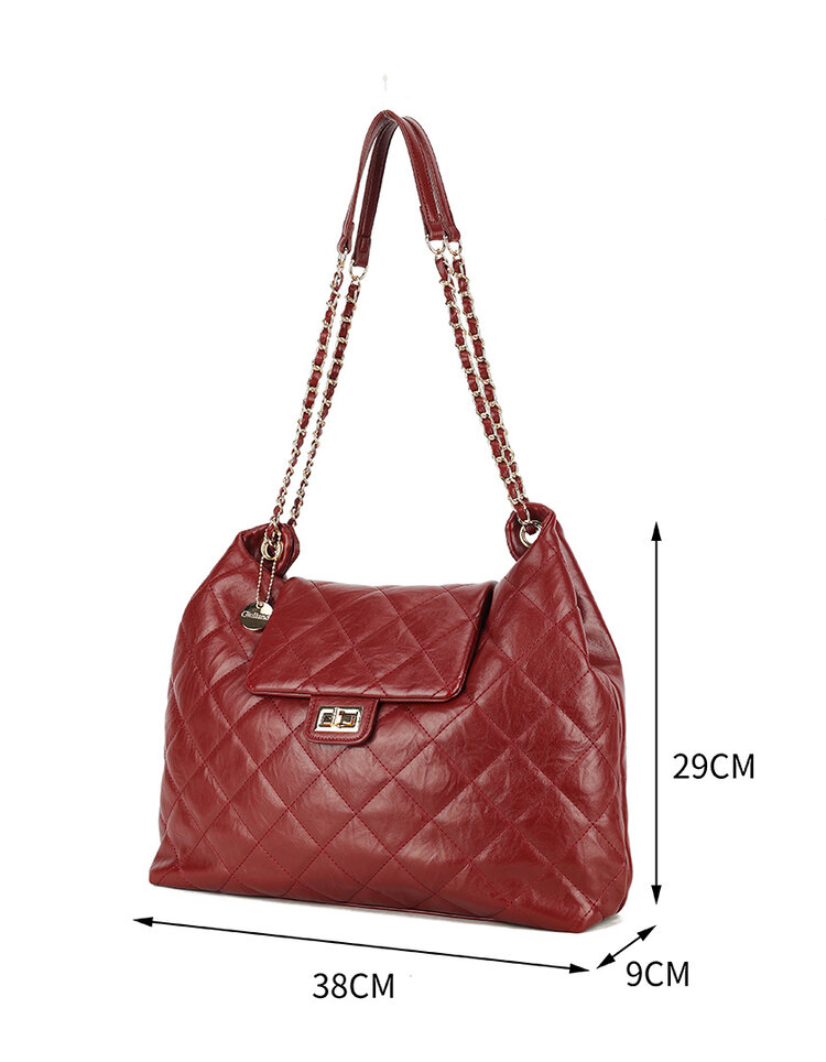 Giuliano Kunstleder-Schultertasche | 20115