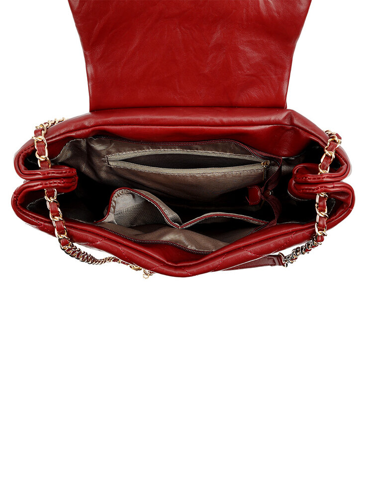 Giuliano Kunstleder-Schultertasche | 20115