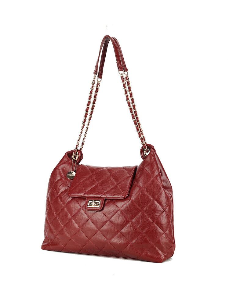 Giuliano Kunstleder-Schultertasche | 20115