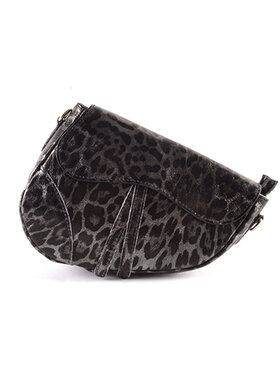 Giuliano Leather  Nubuck shoulderbag | Panther | 5525263