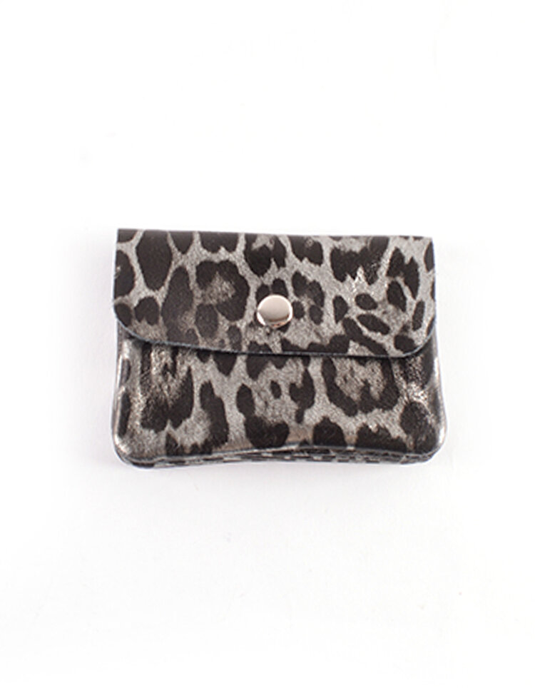 Leder-Geldbörse Metallic | 559091 Leopard
