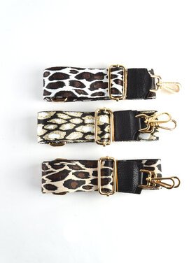 Giuliano Leather  Schouderband | Panter | 300087