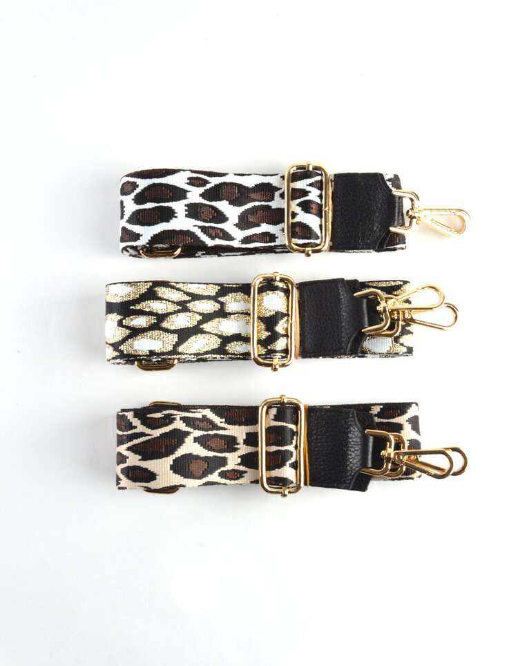 Giuliano Leather  Shoulder strap | Panther | 300087