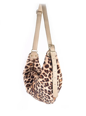 Giuliano Kunstleder-Schultertasche Fell | Leopard | 552309