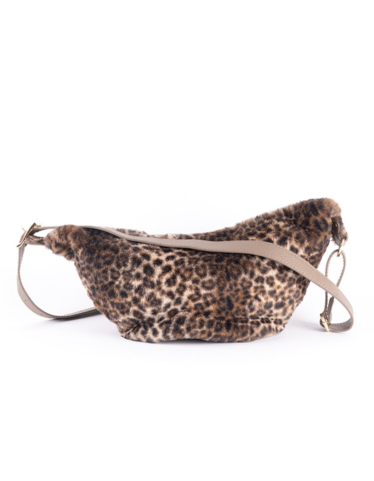 Giuliano Kunstleder-Schultertasche Fell | Leopard | 552309