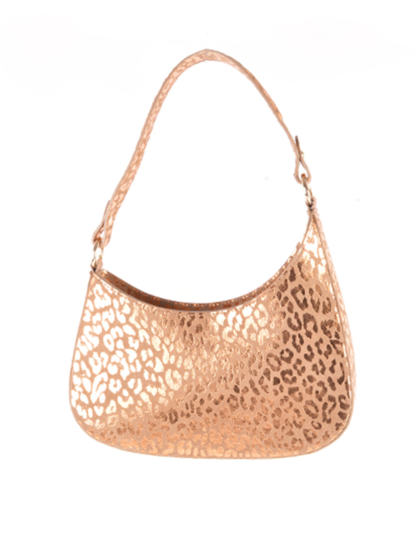 Giuliano Leather Nubuck panter schoudertas | 552321