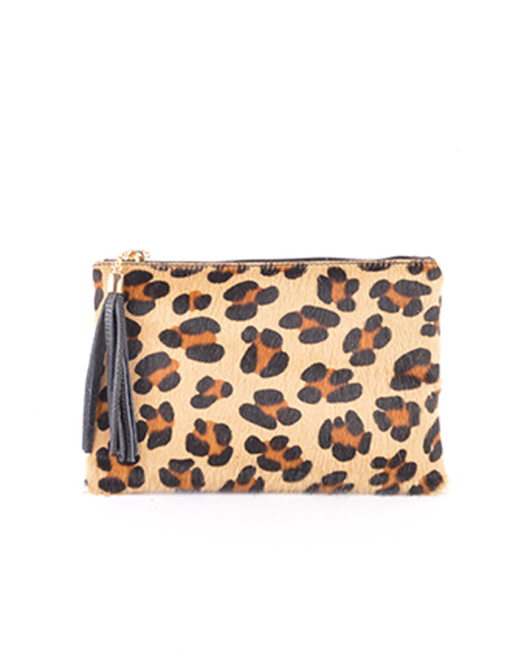 Giuliano Leather  Lederen clutch | Vacht | 552319