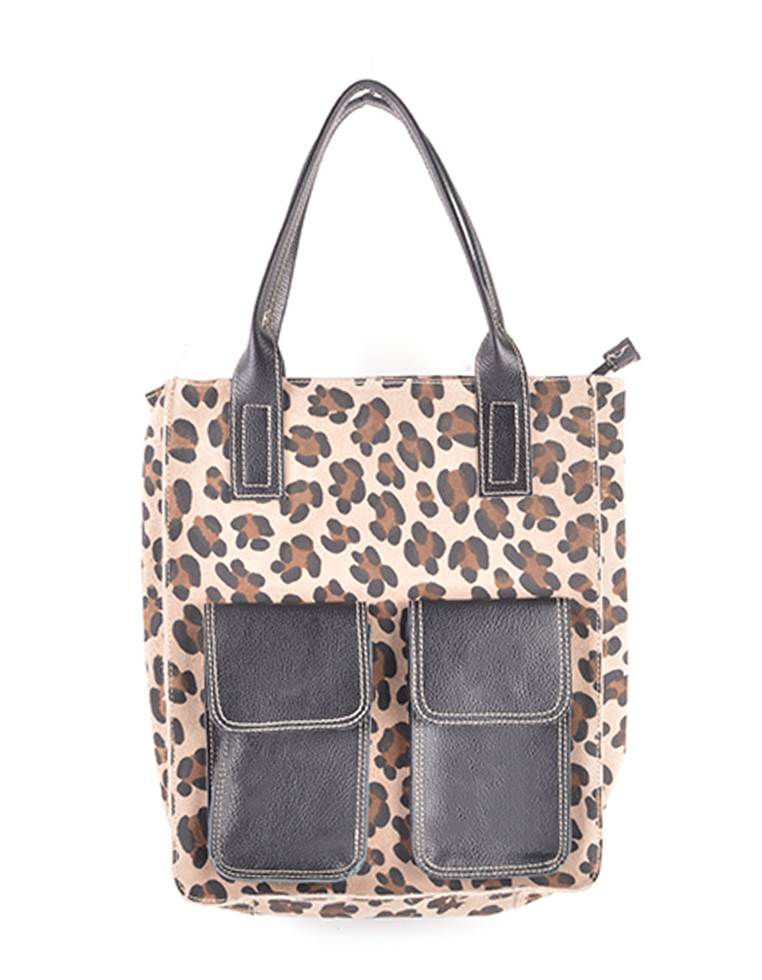Giuliano Leather Lederen handtas | Panter | 552316