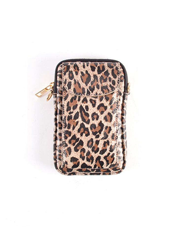 Giuliano Leather  Nubuck phonebag  | Metallic | 5527922