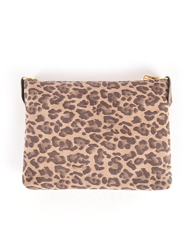 Giuliano Leather  Lederen Panter Metallic Clutch | 5529731