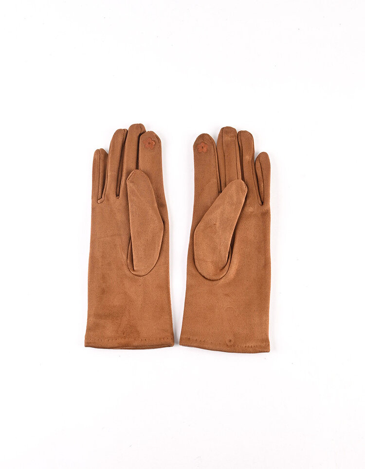Giuliano Wildlederimitat-Handschuhe | 120