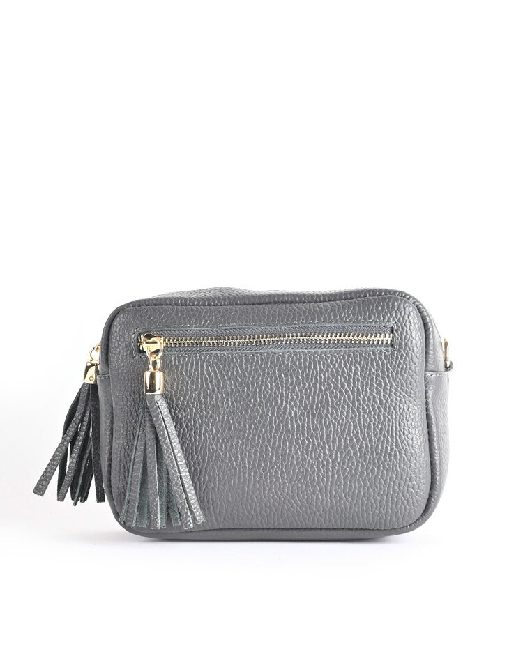 Lederen schoudertas | 900128