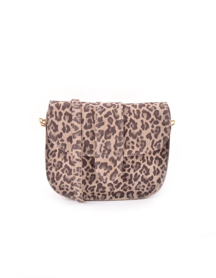 Nubuck  Schoudertas | Panter | 552968