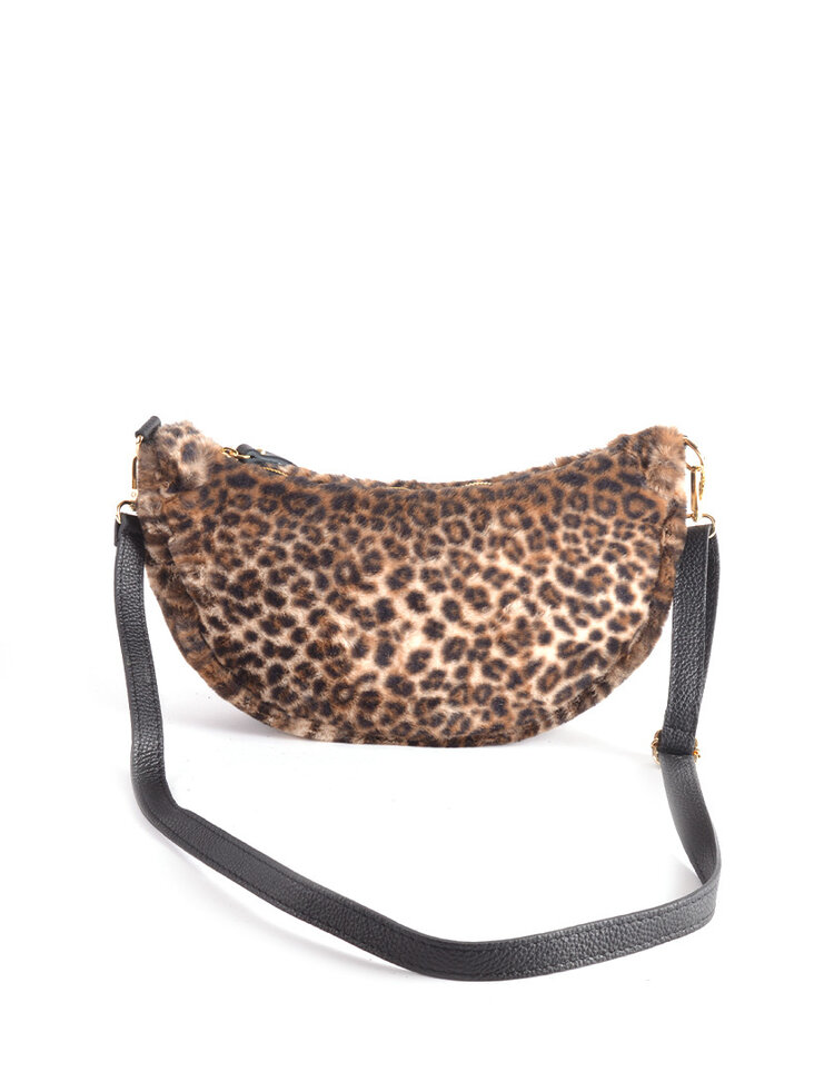 Giuliano Leather  Leather Shoulderbag | Faux Fur | 552966