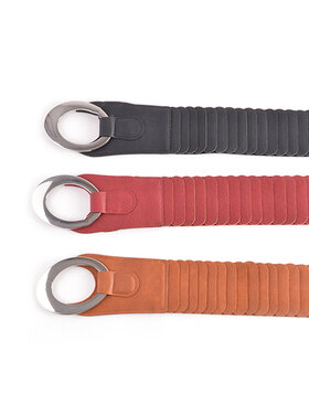 Giuliano Artificial Leather Belt - Buckle