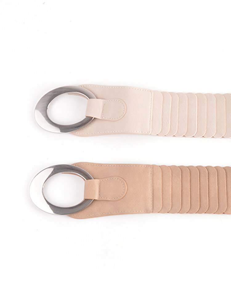 Giuliano Artificial Leather Belt - Buckle