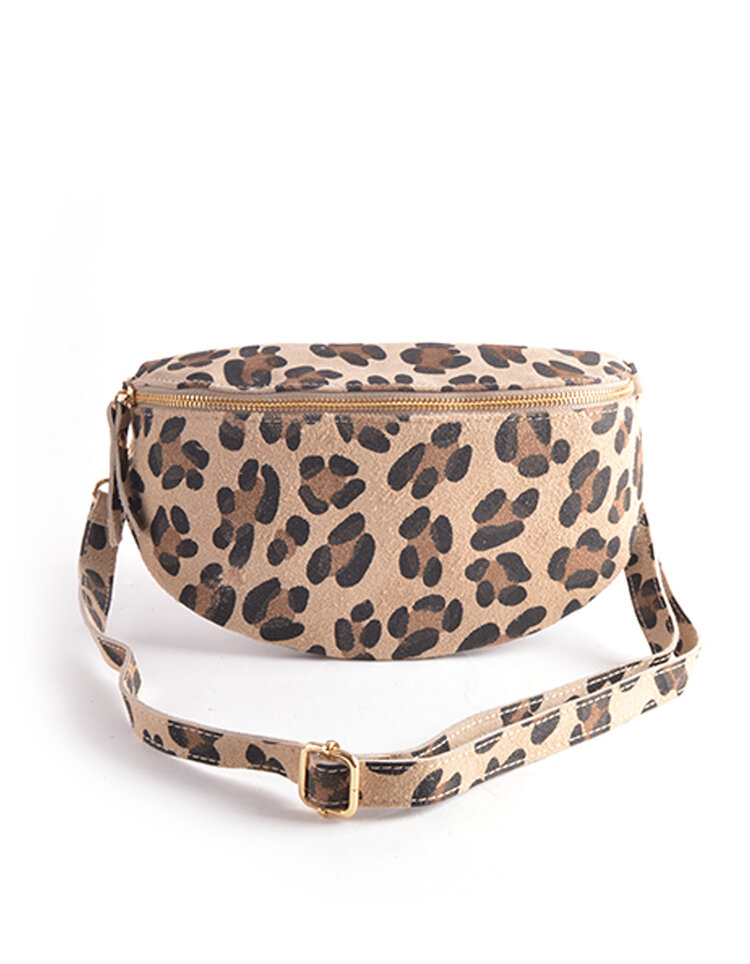Giuliano Leather  Nubuk-Gürteltasche | Leopard | 552931