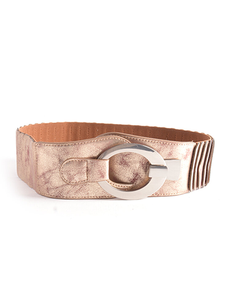 Giuliano Kunstlederen Riem  - Gesp | Metallic | 400097