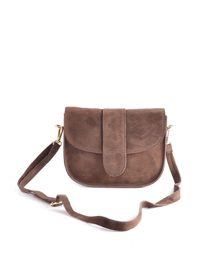 Giuliano Leather  Suede Schoudertas | 552979