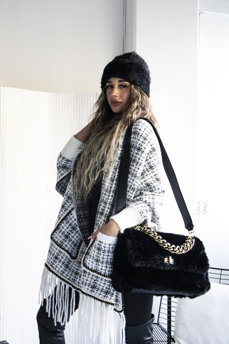 Schoudertas Faux Fur | 10309