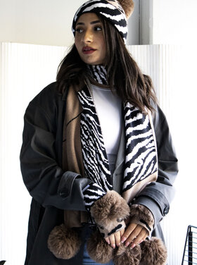 Giuliano Scarf + Cap + Gloves SET | 700047