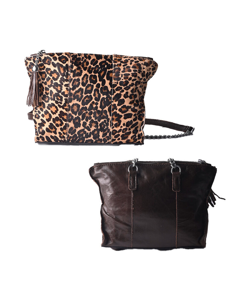 Giuliano Leather  Leather shoulderbag | Panther| 552980