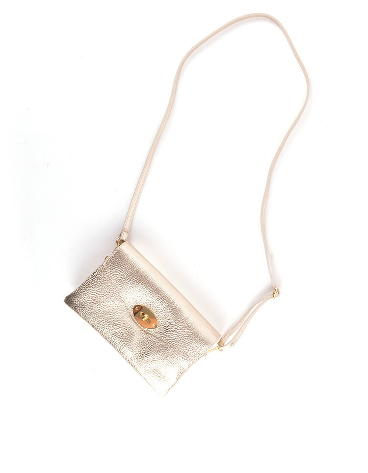 Giuliano Leather  Leather shoulderbag | Metallic | 552977